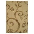 thumbnail image 2 of Martha Stewart Rugs Martha Stewart Damask Vine Raw Umber Area Rug, 2 of 2
