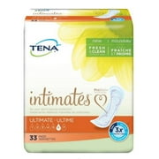 Tena Intimates Ultimate Incontinence Pad for Women, 33 Count (Pack of 4)