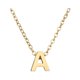 thumbnail image 1 of Delicado collar de oro para las mujeres lindo nombre de la letra gargantilla collares para niñas joyas, 1 of 3