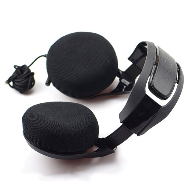 OUNONA 2Ud Cobertores Sanitarios Para Auriculares Con Tela Estirable Y Secado Negro