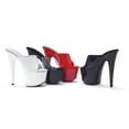 thumbnail image 2 of Ellie Shoes E-709-Vanity 7" Womens Pointed Stiletto Mule. Clear/Black / 6, 2 of 4