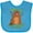Turquoise, variant on Inktastic Groundhog Day Wake Me when Winter is over Boys or Girls Baby Bib