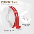 thumbnail image 2 of Uxcell Wall Corner Protector 1.6" x 29.5 ft, Self Adhesive Wall Guard White, 2 of 6