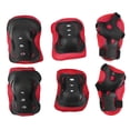 thumbnail image 1 of Rodilleras Bicicleta 6 unids/set Patinaje Muñeca Rodilla Codo Protector Conjunto Niños Montar Proteger (Rojo) Likrtyny Accesorios para bicicletas, 1 of 7