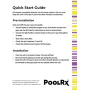 PoolRX+ spa purple & white 400-1,000 gallons