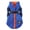 DZ227 Blue, variant on Pet Chest Strap Jacket Cotton-Padded Coat - Winter Dog Cat Clothes with Harness Opening, Polyester Warm Coat, XS-2XL, 4 Colors