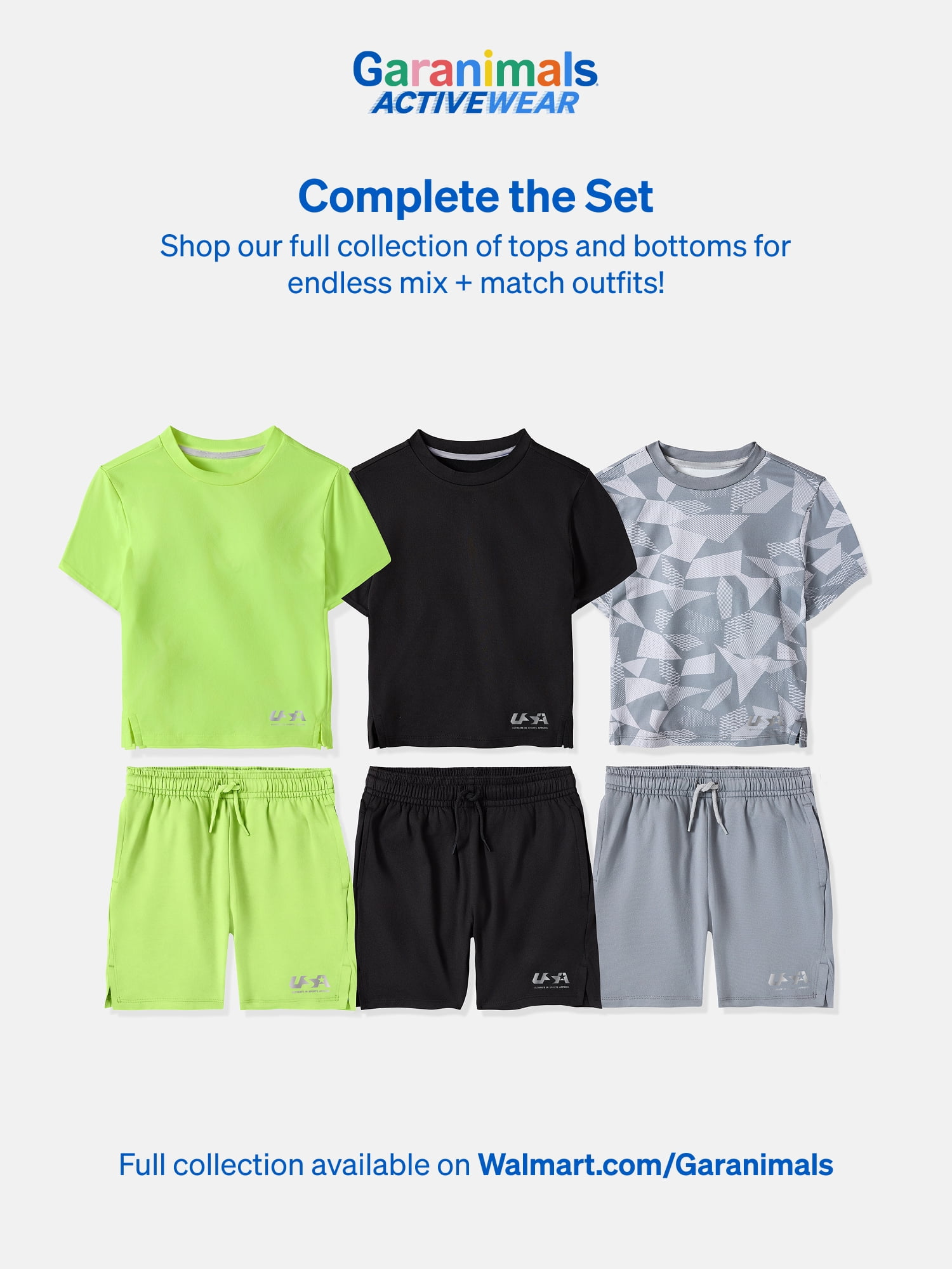 Garanimals Activewear Toddler Boy Athletic T-Shirts, 3-Pack, Sizes 2T–6T