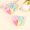 K, variant on Cute ice cream style hair clips for summer, colorful polyester hair clips, sweet bangs clips, universal hair accessories for birthday parties.