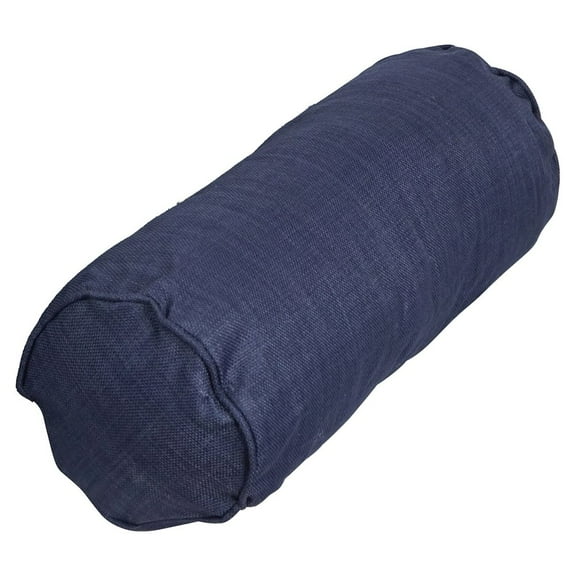 Blazing Needles 20-inch by 8-inch Double-corded Spun Polyester Bolster Pillow with Insert