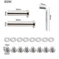 thumbnail image 5 of 50mm Set of 4 Luggage Suitcase Replacement Wheels Rubber Trolley Suitcase Wheels Replacement Parts Swivel Casters Bearings, 5 of 5