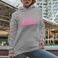 thumbnail image 2 of Girl Quote About Not Being Jealous, Sassy Girls Merch Gift, Heather Grey Hooded Sweatshirt or Hoodie, 2XL, 2 of 5