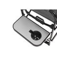 thumbnail image 5 of Camping Directors Chair, Heavy Duty,Oversized Portable Folding Chair with Side Table, Pocket for Beach, Fishing,Trip,Picnic,Lawn Grey, 5 of 14