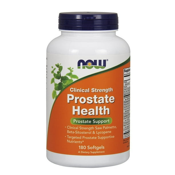 NOW Prostate Health Clinical Strength,180 Softgels, Prostate Support By
