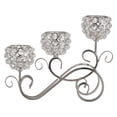 thumbnail image 4 of Candelabro moderno Zulema de cristal 3 tazas Candelabros de cristal, 4 of 8