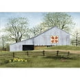 thumbnail image 4 of TrendyDecor4U Tulip Quilt Block Barn By Billy Jacobs Framed Print BJ1022-704G, 4 of 4
