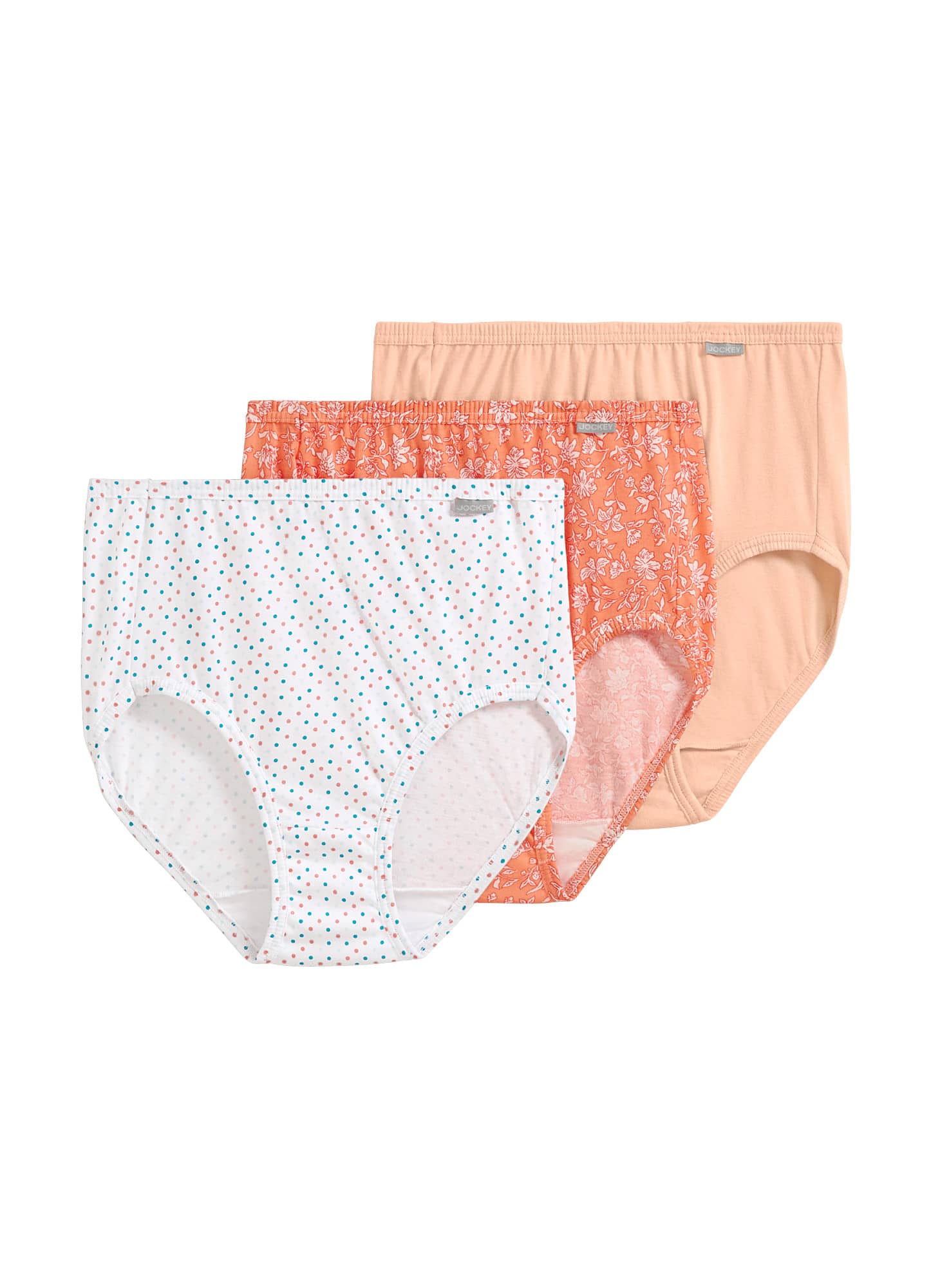 Jockey Women Plus Size Elance Brief 3 Pack