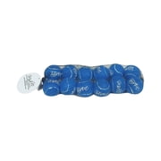 Midlee 12-Piece Happy Birthday Tennis Balls Dog Toys, Blue, Small