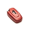 thumbnail image 4 of Vitodeco Genuine Leather Smart Key Fob Case Compatible with Ford Mustang (2018-2026), Ford Mustang Mach-E (2021-2026)(5-Button, Red), 4 of 6
