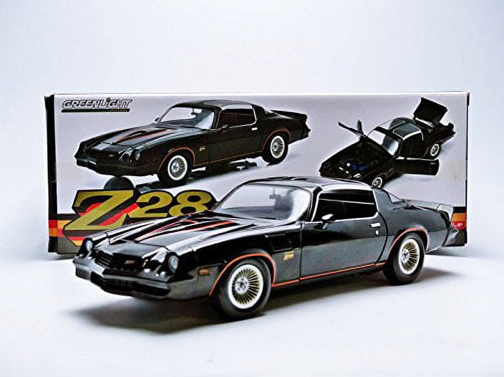 1978 Chevrolet Camaro Z/28 Black with Orange Stripes & Black