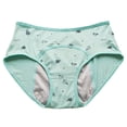 thumbnail image 5 of 8-14T Teens Girls Cotton Underwear Hipster Briefs Undies Period Panties for Teenager Big Girls Pack of 4, 5 of 8