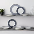 thumbnail image 2 of Noritake Infinity Blue 12-Piece Dinnerware Set, Service for 4, 2 of 7