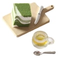 thumbnail image 1 of Postre de en Miniatura para Pastel de Té verde Zulema Juguetes de pastel de casa de muñecas, 1 of 7