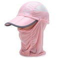 thumbnail image 2 of SPRING PARK Unisex Summer Outdoor Foldable Sun Cap Fishing Baseball Hat, UV Sun Protection Neck & Face Flap Full Coverage, 2 of 7
