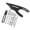 Black, variant on Anodized Black Silver Steering Bracket Heavy Duty Aluminum Pump Holder for Car Block 289 302 351W Saginaw Pump Installation