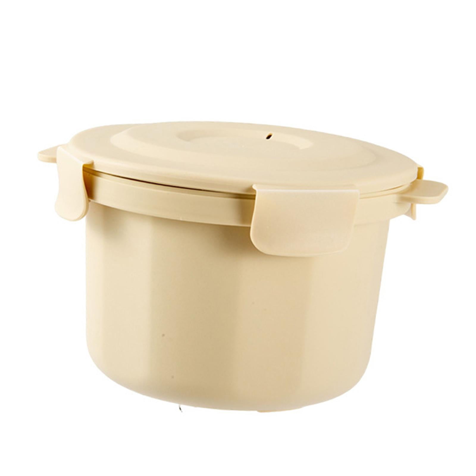 Fiocias Microwave Rice Cooker Steamer Food Storage Container Cooking Tool Micro Cookware