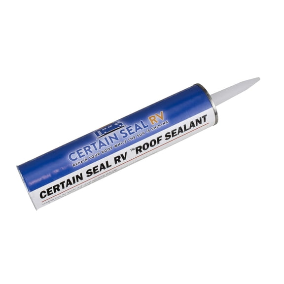 Self-Leveling RV Roof Lap Sealant, White, 10.1 oz