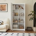 thumbnail image 6 of edx 71" Wooden Storage Cabinet for Living Room,Hallway, Entryway, Closet, Home Office, White, 6 of 9