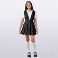 thumbnail image 2 of Girls Summer Dresses Girls School Scooter Skirt Stretchy Overall Dresses, 2 of 9