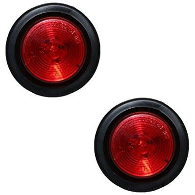 Leading Edge Lighting Cl 22120 A2k Pair Of Led 2 Round Red Leading Edge Lighting Cl 22120 A2k Pair Of Led 2 Round Red