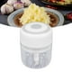 thumbnail image 5 of Picadora de Ajo Eléctrica, Mini Picadore de Verduras Portátil de 250 ml, Triturador de Ajo Recargable Por USB, Picadore de Cebolla Con Cuchilla de Acero inoxidable, 5 of 7