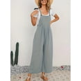 thumbnail image 4 of Combinaison Longue Sans Manches Boho, Combinaison Ample Décontractée avec Poches, Vêtements pour Femmes, 4 of 14