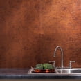 thumbnail image 2 of FASÄDE Ripple Decorative Vinyl Backsplash 15 sq ft Kit in Moonstone Copper, 2 of 6