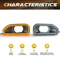 thumbnail image 3 of AMERICAN MODIFIED Fog Light Covers w/Turn Signal for 18-24 Jeep Wrangler JL, 3 of 8