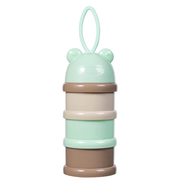 Dispensador de leche en polvo de 3 capas contenedor de almacenamiento de aperitivos portátil para viajes Camping WD.WDQZL Hogar