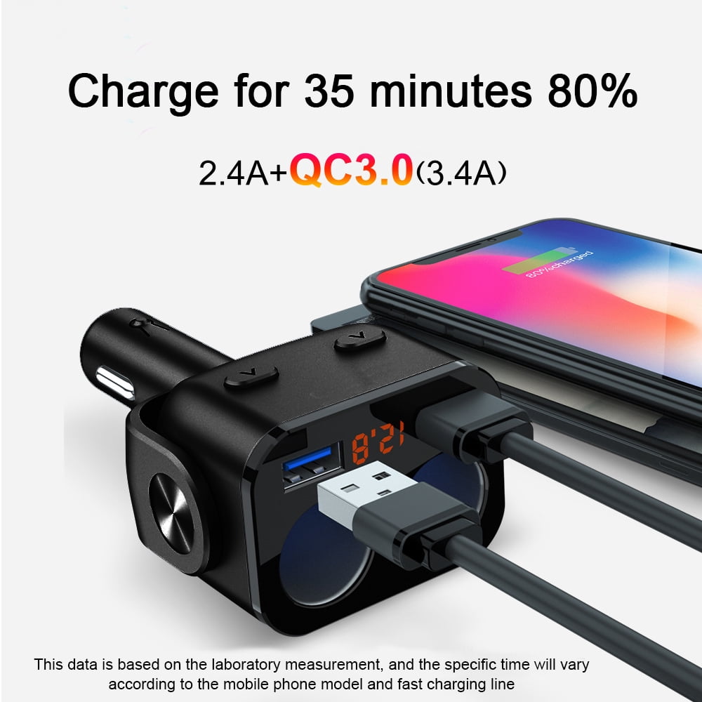 Chargeur Voiture Double Port Avec Localisateur – USB-C 2.1A + USB-A 1A, Recherche Téléphone Par Son - 10
