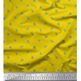 thumbnail image 1 of Soimoi Rayon Fabric Leaves & Buds Floral Decor Fabric Printed Yard 56 Inch Wide, 1 of 3