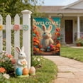 thumbnail image 2 of RICHMJ Happy Easter Garden Flag 11.81x17.72Double Sided, Bunny Garden Flags Easter Outdoor Decorations, Small Decorative Spring Yard Flags for Outside Lawn Porch Garden Decor (B), 2 of 6