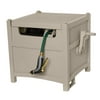 Suncast Slide Trak 225 ft. Beige Retractable Free Standing Hideaway Hose Reel, Resin and Steel