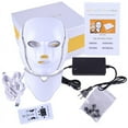 thumbnail image 1 of Masque Facial Électrique à Photons LED 7 Couleurs avec Masque pour le Cou - Rajeunissement de la Peau à Lumière de Photons, Élimine l'Acné, les Rides et les Taches de Rousseur, Raffermit la Peau, Anti-âge, Instrument de Beauté, 1 of 10
