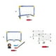 thumbnail image 5 of Yuarrent Mini portería de fútbol, ​​poste de pelota de fútbol, ​​juego de red, patio de recreo portátil, juguete de entrenamiento Deportes y aire libre Portería de fútbol autoestablecida, 5 of 6