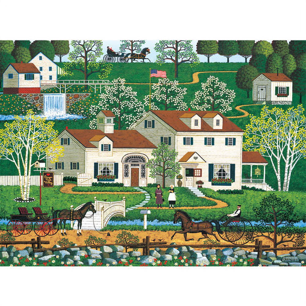 Buffalo Games Charles Wysocki Gingernut Valley Jigsaw Puzzle, 1,000 Pieces
