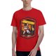 thumbnail image 5 of Hazbin Hotel Camiseta hombre Graphic Text Pool 3D Printing Street Casual Manga Corta Ropa Impresa Básica Rojo/M, 5 of 6
