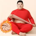 thumbnail image 4 of Abomasnow Plus Size Thermal Underwear for Men Heavyweight Stretch Warm Fleece Lined Tops and Long Johns S-4XL, 4 of 7