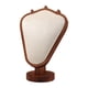 thumbnail image 3 of Expositor de collares, soporte para joyas, maniquí de collar con base de madera de moda para Beige, 3 of 9