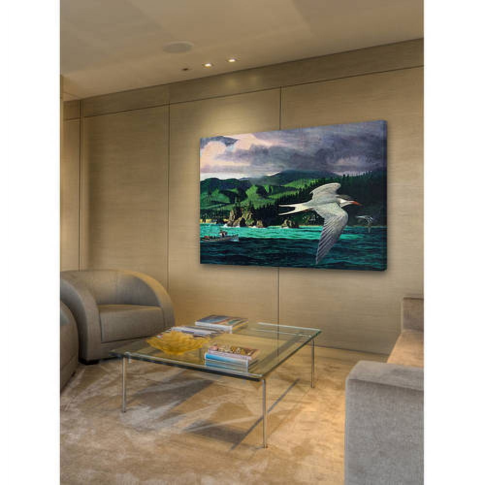 Marmont Hill "Terns in Flight" Painting Print on Wrapped Canvas