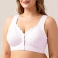 thumbnail image 3 of MEICHEN High Support Front Closure No Underwire Bras for Women Adjustable Strap Full Coverage Jelly Bras Comfortable Seamless Underwear, 3 of 6